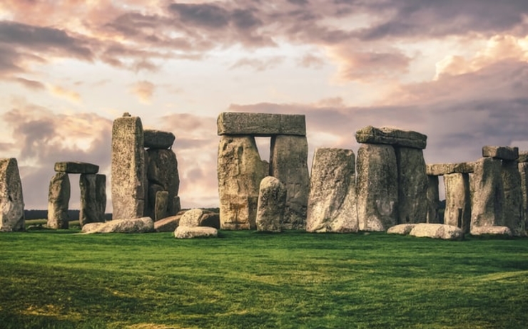 monument mégalithique de Stonehenge en forme de cercle