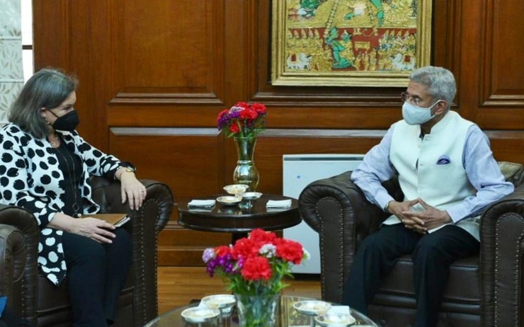 Le ministre des affaires étrangères indien et un haut fonctionnaire américain