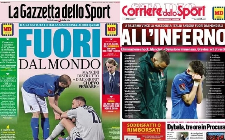 Une journaux sport italien