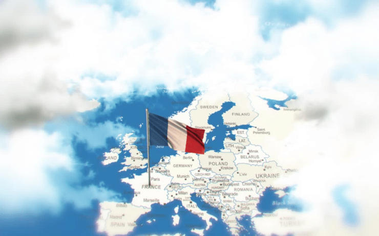 Le territoire français vu depuis le ciel