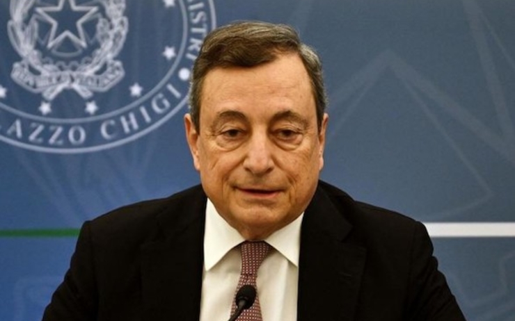 Mario Draghi en conférence de presse sur l'énergie