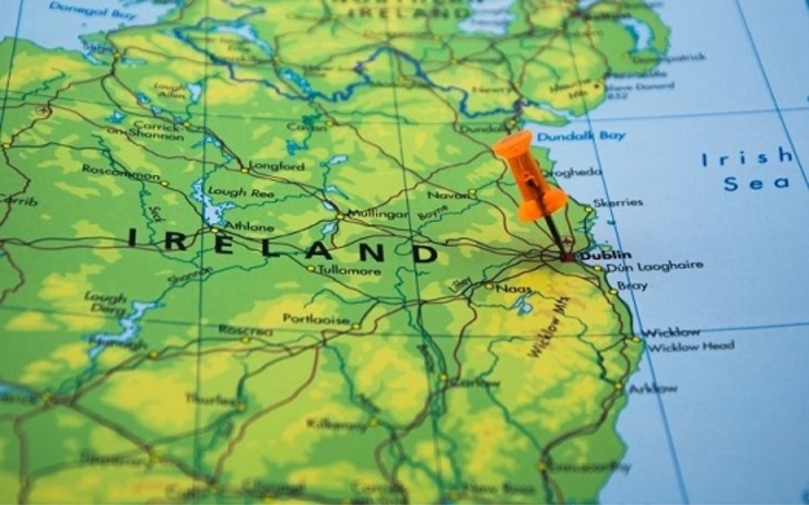 carte d'Irlande