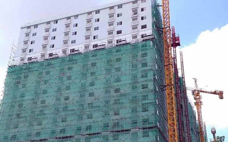 AKP immeuble en construction au cambodge 
