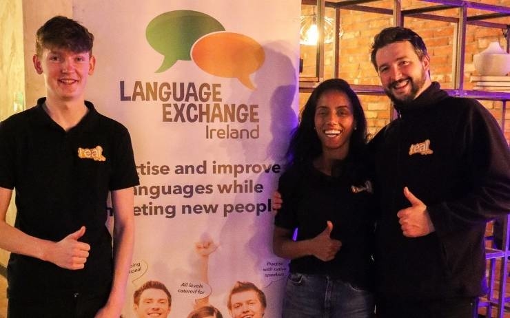la team de 'Language Exchange Ireland'