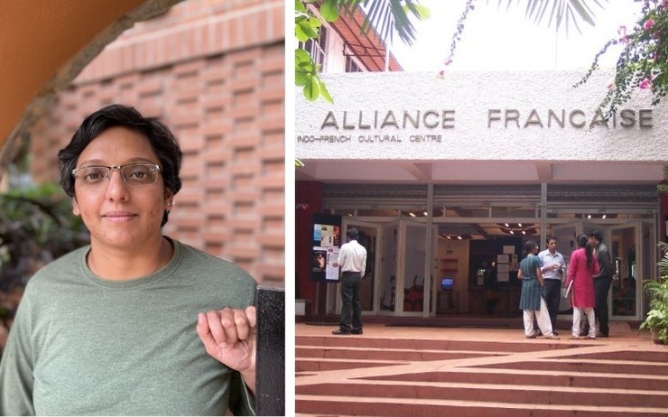 Sumana Ravi à l'Alliance Française de Bangalore