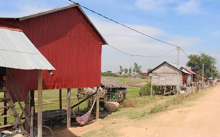 campagne cambodgienne dans la région de Siem Reap