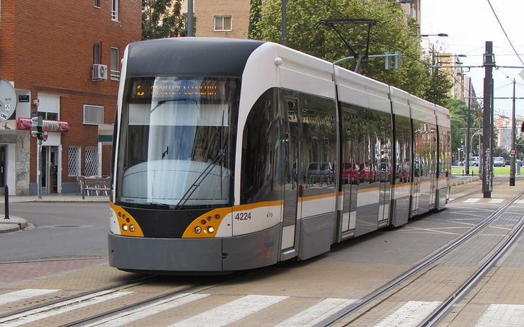 Un tram dans la Communauté valencienne
