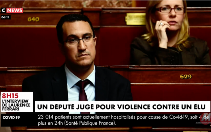 Le député M'jid El Guerrab au tribunal à Paris 