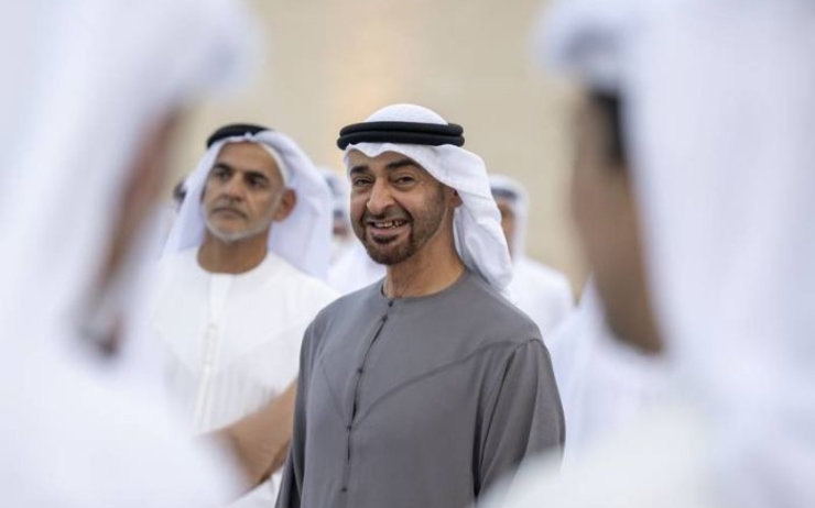 President Sheikh Mohamed bin Zayed visite leader