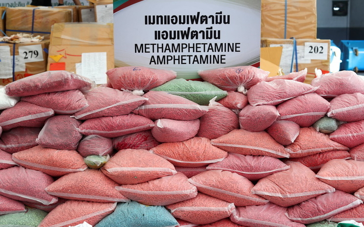 Saisie-Methamphetamine-Thailande