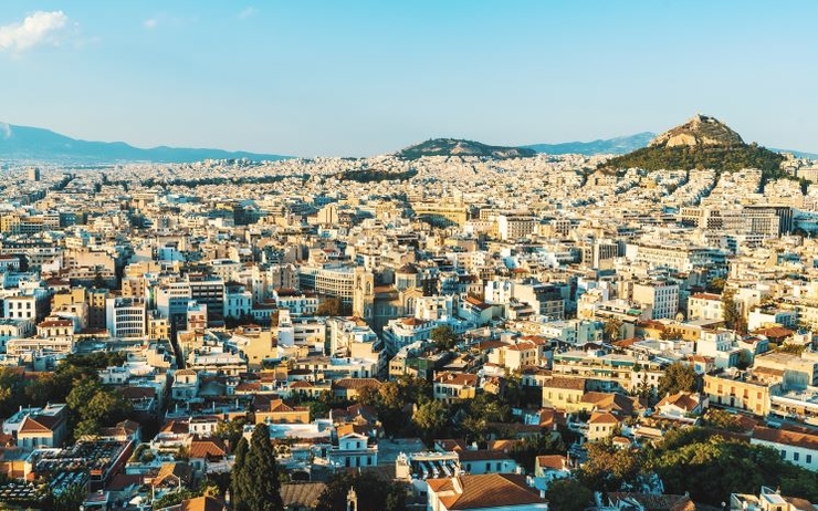 Un quartier d'Athènes
