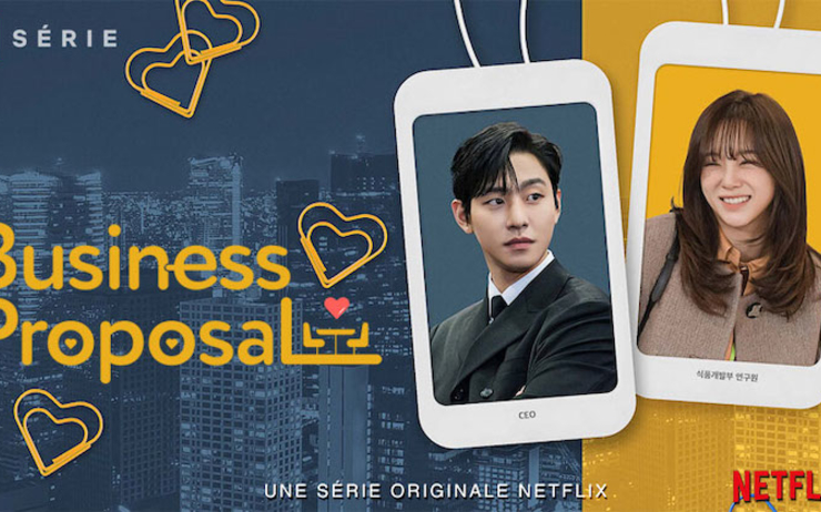Le k-drama Business Proposal sur Netflix
