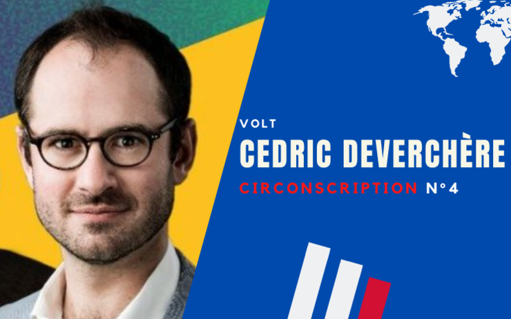 Cédric Deverchère (Volt) : « Je vis la vie d’un Français de l’étranger »