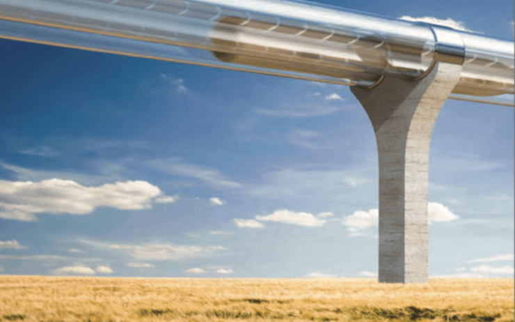 L'hyperloop entre Barcelone et Paris