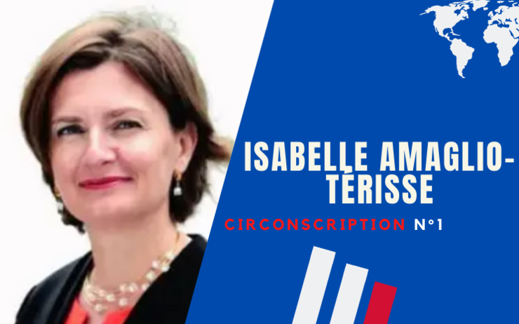 Isabelle Amaglio-Térisse, candidate la gauche républicaine aux législatives 2022 de la 1ère circonscription des Français de l'étranger