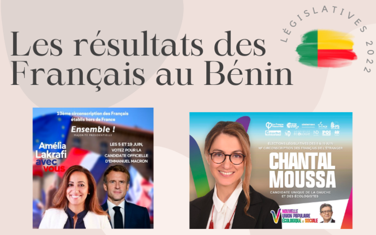 Résultats du 1er tour des législatives 2022 pour les Français du Bénin