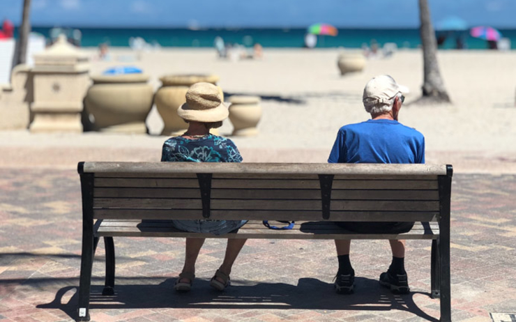 Couple de retraités au Portugal