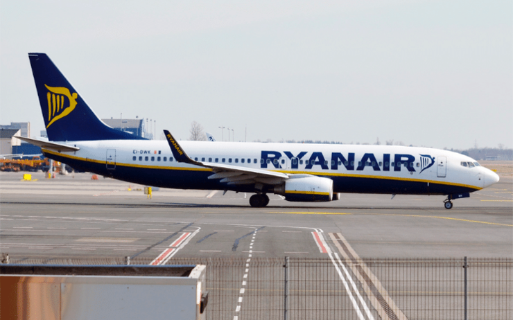 Avion de la compagnie Ryanair 