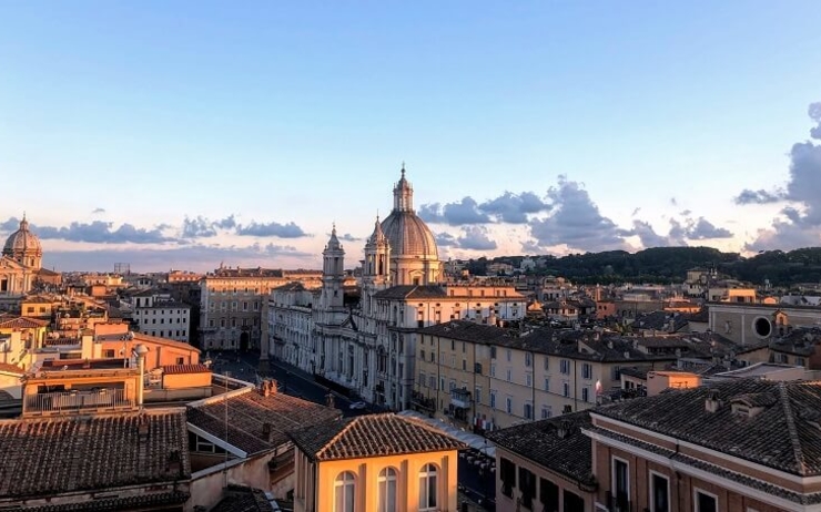 vue panoramique de Rome