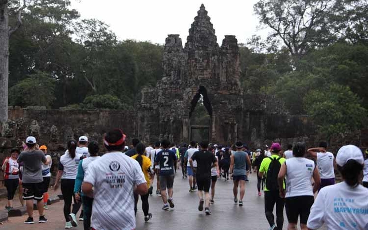  Deux mille coureurs attendus au Marathon de l'Empire khmer Khuth Sao
