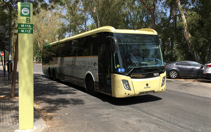 Autobús del Consorcio de Transporte de Málaga Junta Andalucia