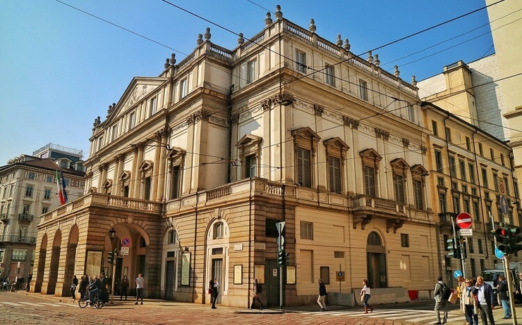 Bâtiment de la Scala milan 