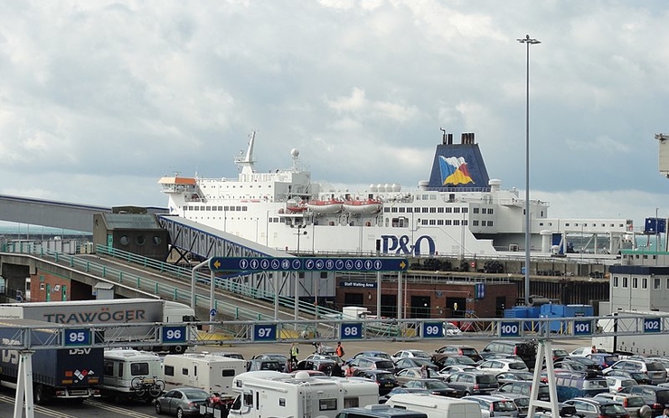 Le port de Douvres étaient en proie aux embouteillages
