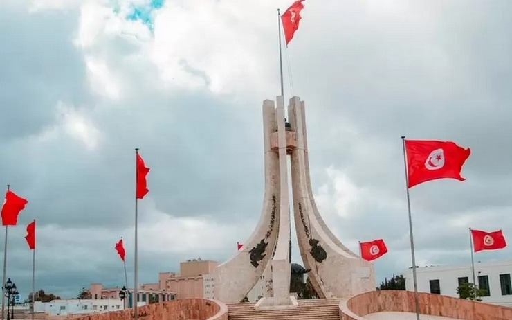 Des drapeaux tunisiens à Tunis