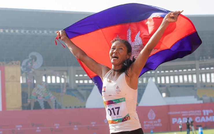 2 médailles d’or cambodgiennes en 2 jours aux jeux paralympiques de l’ASEAN