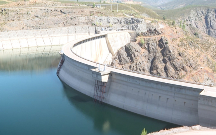 Un barrage en Andalousie sécheresse 