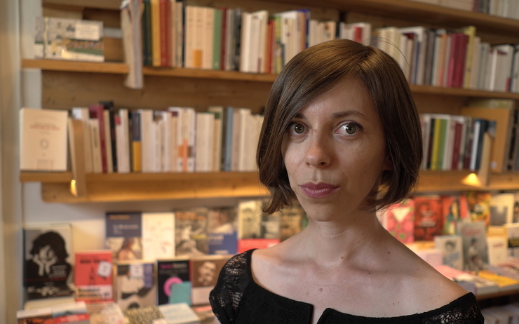 Elena Diaconu directrice de la librairie Kyralina