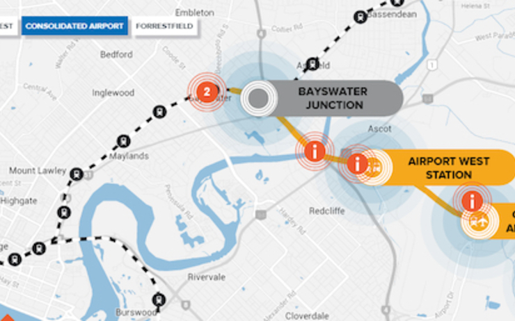 Voici le tracé de la future ligne Metronet à Perth en cours de finalisation 