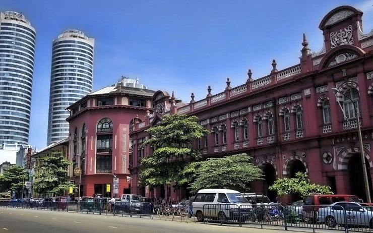 Le centre ville de Colombo au Sri Lanka