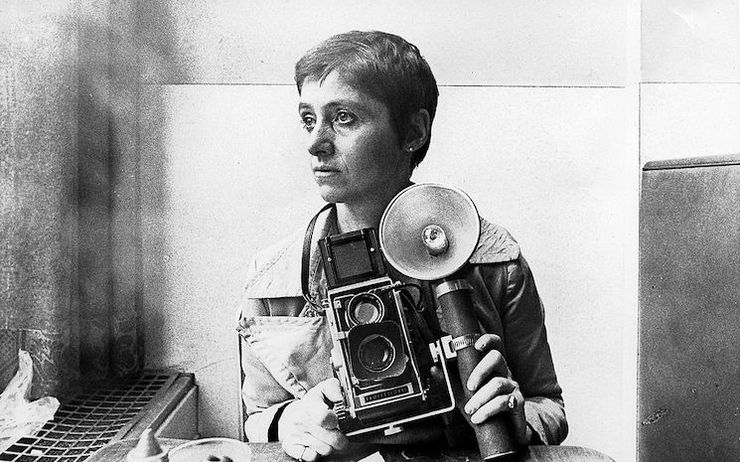 La photographe Diane Arbus en 1968. 