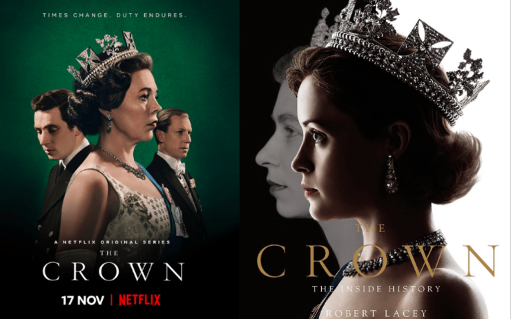 affiches de la série the crown 