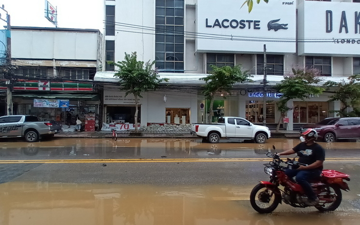 Inondations à Chiang Mai en Thailande en 2022