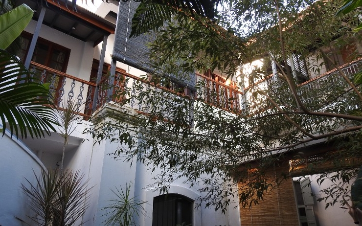 Une guesthouse de Pondichéry