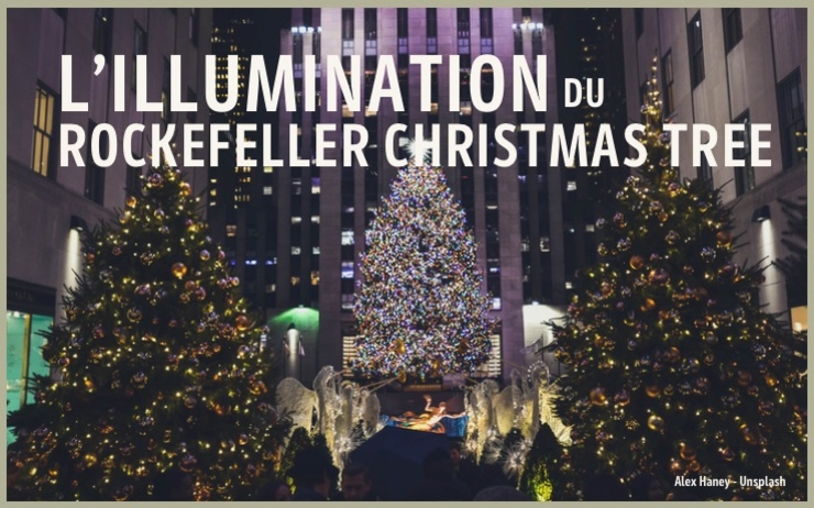 Le sapin du Rockefeller illuminé