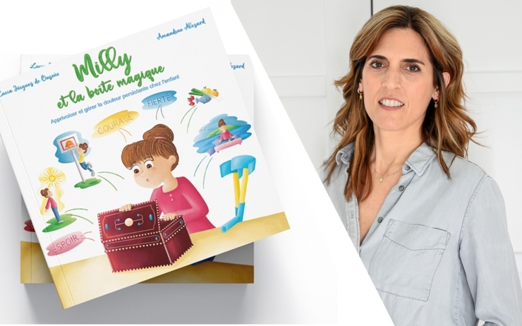 Lucia Iniguez de Onzono, auteur de Milly et la boîte magique sur la douleur infantile 