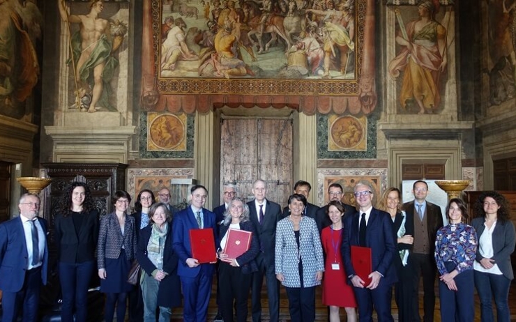 délégation France Italie à l'ambassade de france à rome