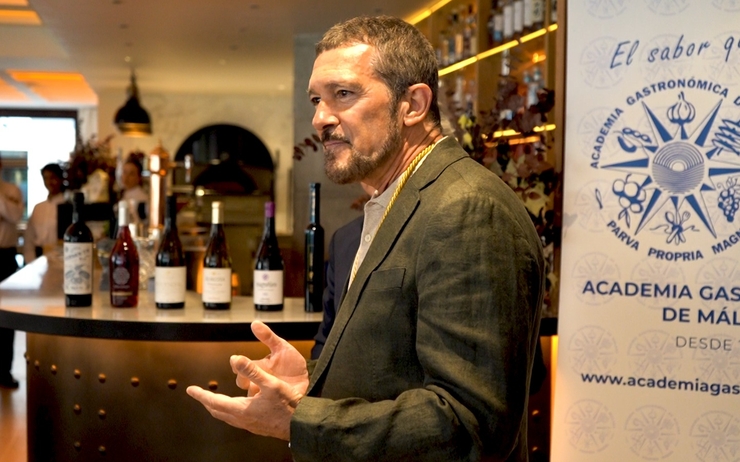 Antonio Banderas nommé par l’Académie Gastronomique de Malaga