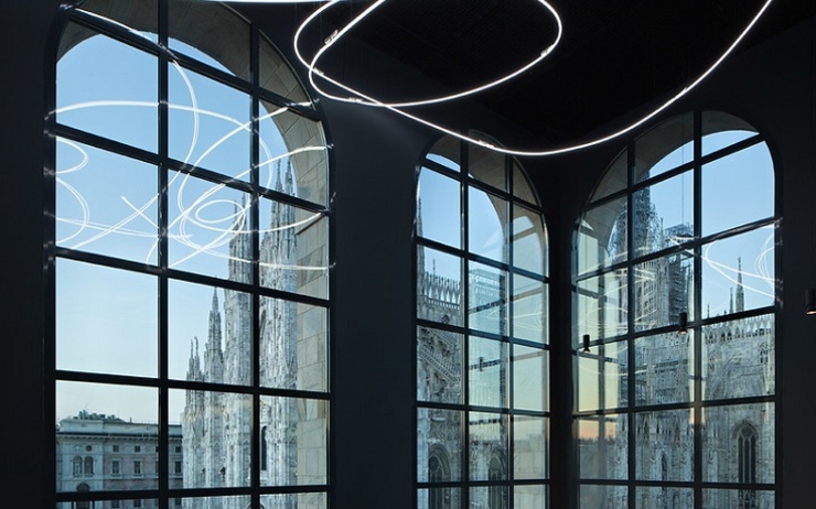 Musée du 900 vue sur le Duomo de Milan