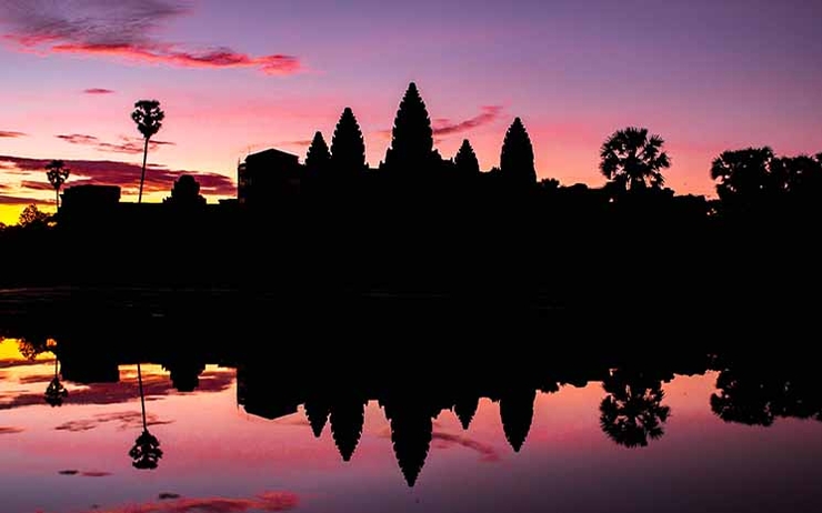 -lever de soleil sur Angkor