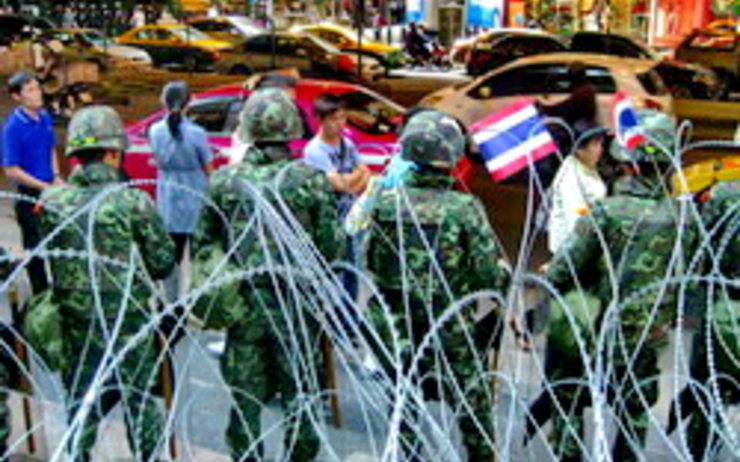 barrage militaire Thailande