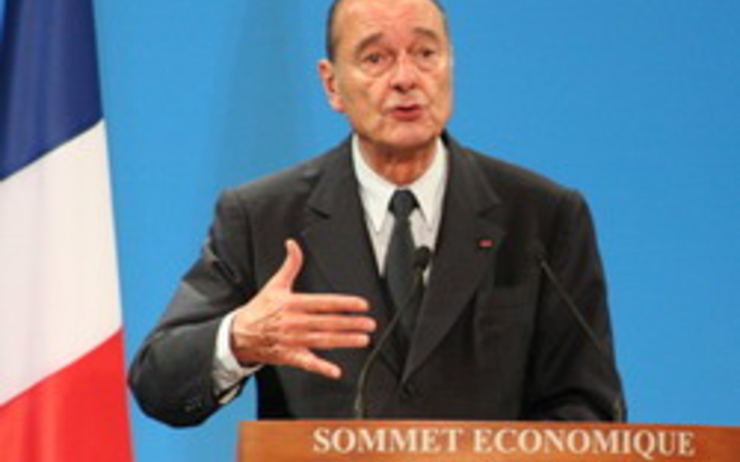 Jacques Chirac visite officielle Thailande
