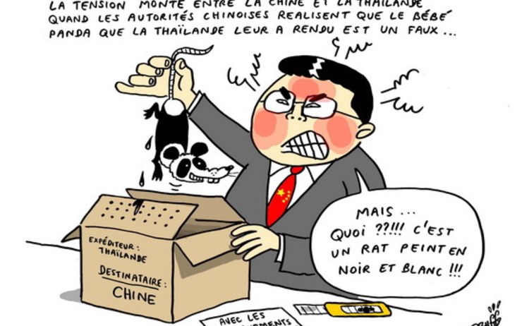 Actualite Information Thailande Cartoon Dessin Editorial