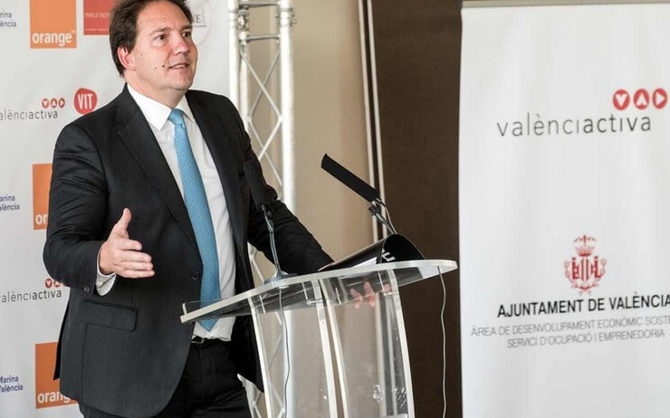 Laurent Paillassot, nouveau président de la Chambre franco-espagnol de Commerce et d'Industrie était à Valencia le 14 décembre pour rencontrer les acteurs du numérique