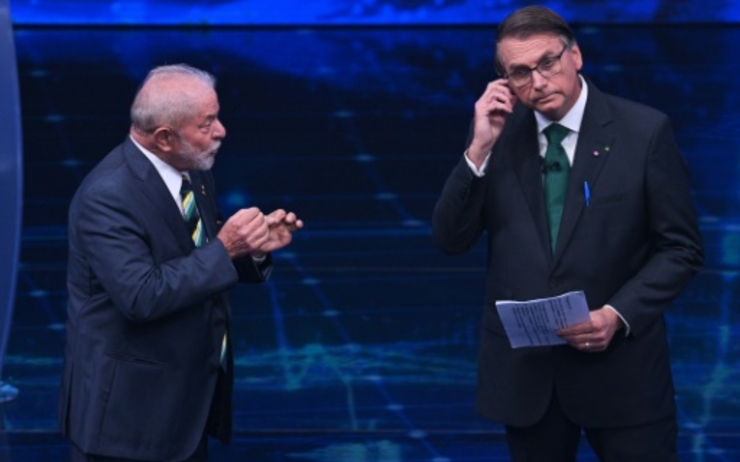 Le débat est très animé entre Lula et Bolsonaro au Brésil pour les élections 
