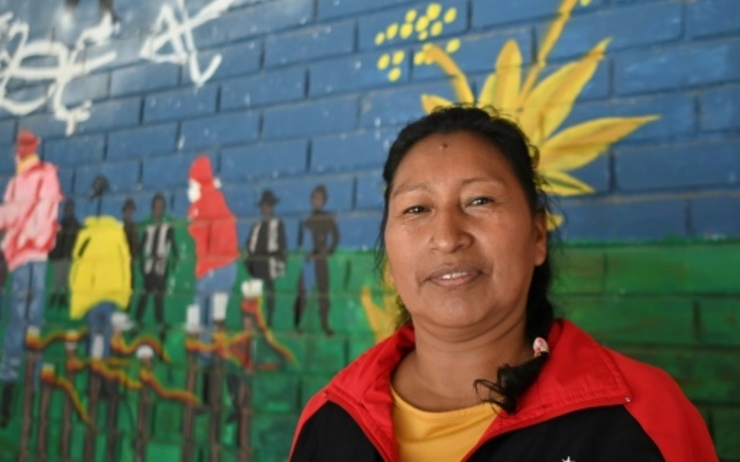 Des activistes indigènes en Colombie