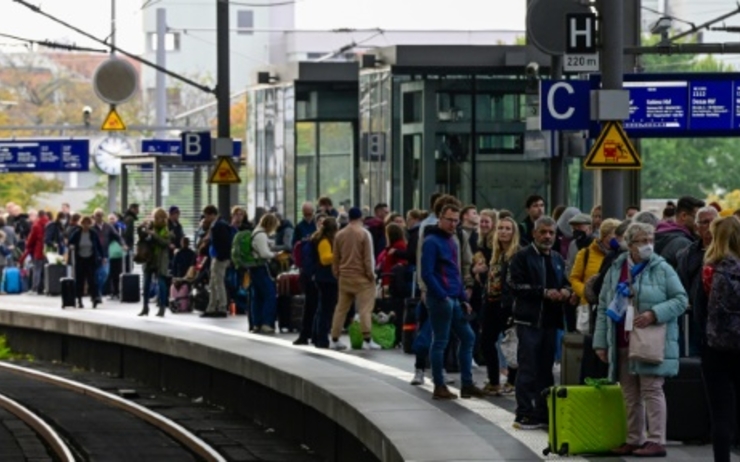 Les lignes de train en Allemagne sont bloquées 